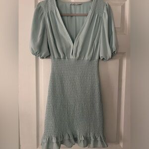 Light Blue Abercrombie Scrunch Dress